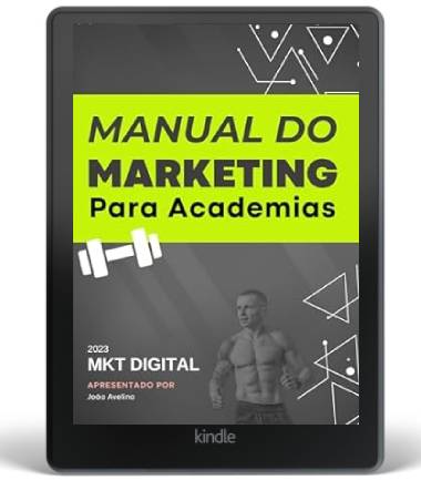 Capa do Manual de Divulgação Para Academias