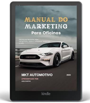 Capa do Manual de Divulgação Para Oficina Automotiva