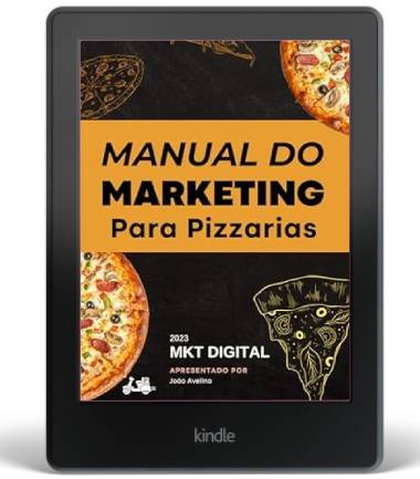 Capa do Manual de Divulgação Para Pizzarias