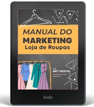 Capa do Manual de Divulgação Para Loja de Roupas